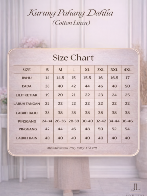 Baju-Kurung-Dahlia-Size-Chart